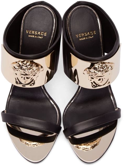 versace e medusa|versace medusa detail round heels.